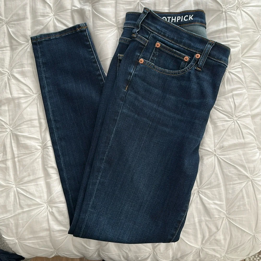 J. Crew 9” Toothpick Skinny Jeans - Picture 2 of 2